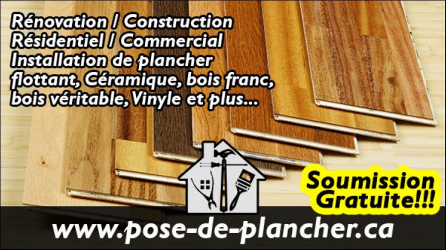 Pose-de-Plancher.ca Service d'installation de plancher résidentiel commercial