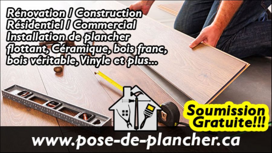 Pose-de-Plancher.ca Service d'installation de plancher résidentiel commercial