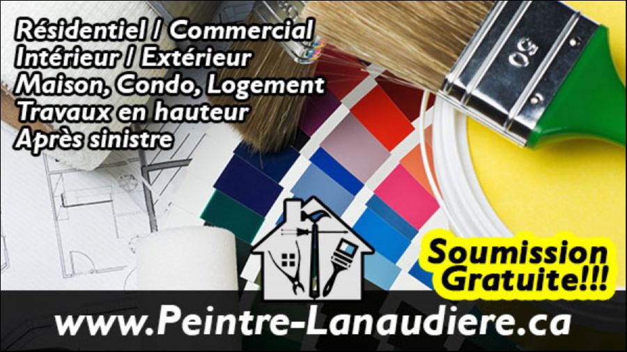 Peintre Lanaudière peinture Repentigny Terrebonne Mascouche lassomption résidentiel commercial